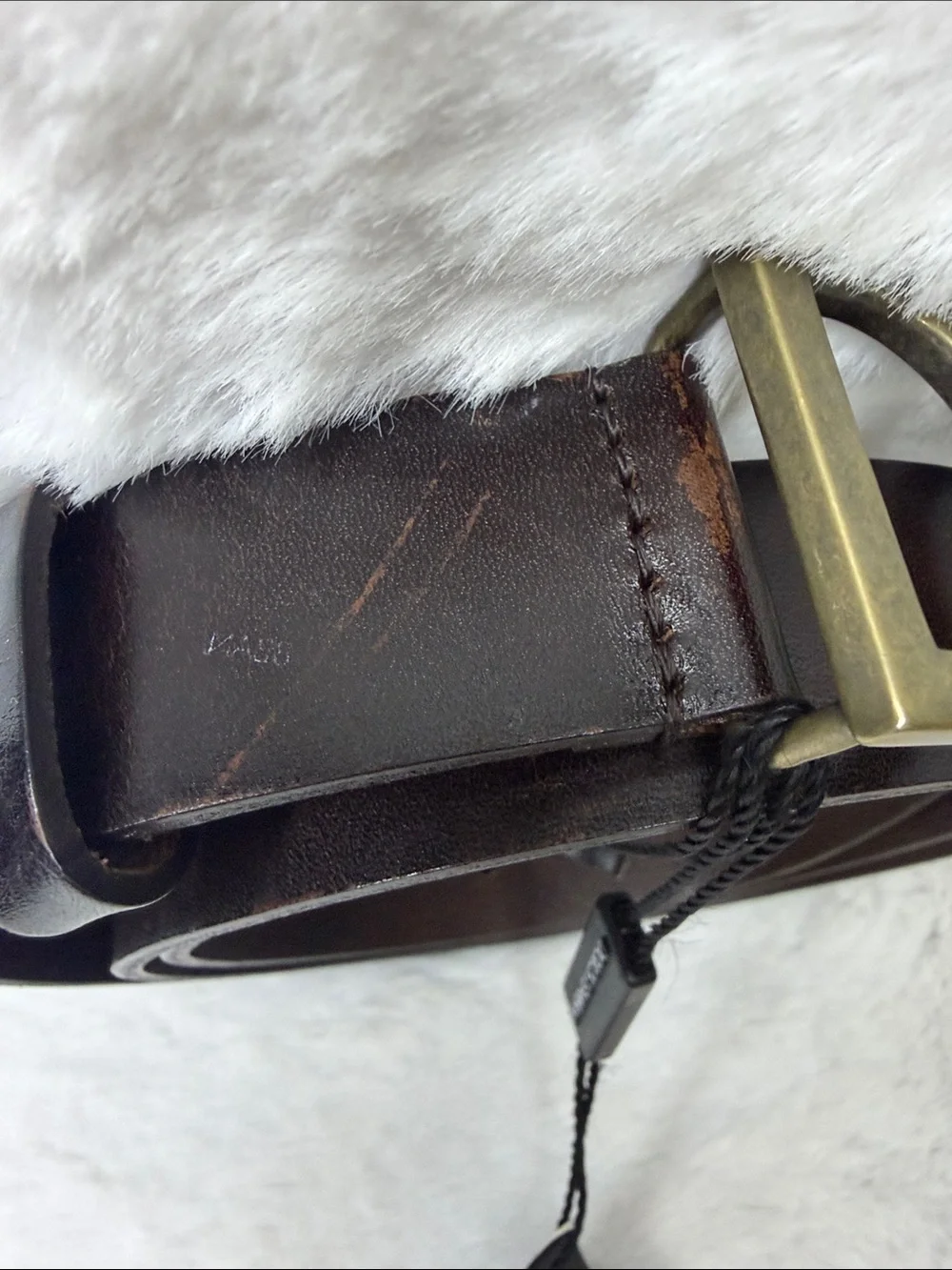 Dolce & Gabbana Brown Leather DG Buckle Belt